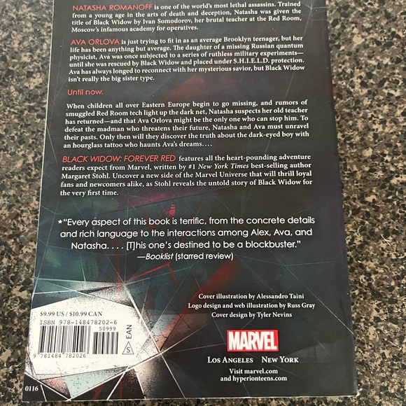 Marvel Black Widow Forever Red softcover book - Picture 2 of 10